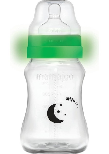 Mamajoo Gece & Gündüz Biberonu 270 ml & Anti-Kolik Biberon Emziği No:2 / M