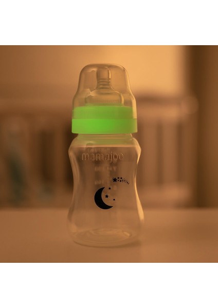 Mamajoo Gece & Gündüz Biberonu 270 ml & Anti-Kolik Biberon Emziği No:2 / M indirimleri