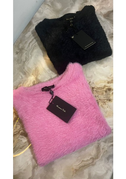 Kadın Tüylü Marka Yumuş Peluş Triko Kazak modelleri