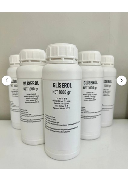 Gliserol 1000 gr fiyatları