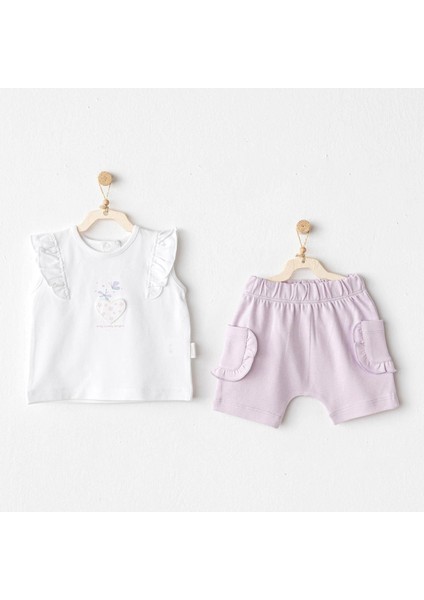 Kız Bebek Magical Butterfly Alt Üst Takım Lila AC25581