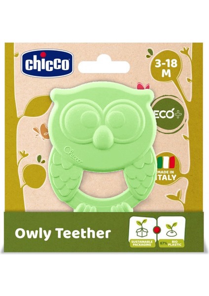 Chıcco Owly Diş Kaşıyıcı 3-18 Ay - Yeşil