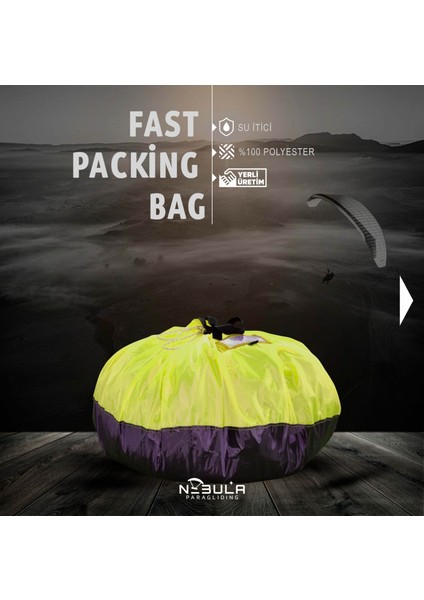 Yamaç Paraşütü Gül Torba ( Fast Packing Bag )