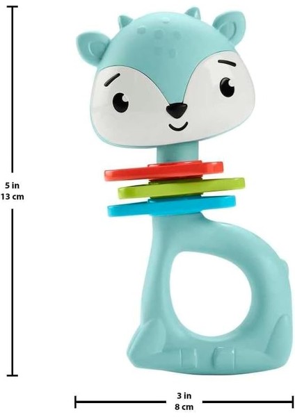 Fisher Price Eğlenceli Dostlar Çıngıraklı Dişlik - Tırtıklı Ceylan HJW11-HKD68 modelleri