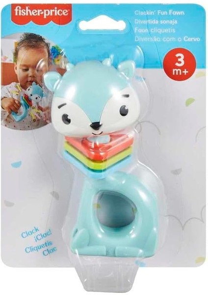 Fisher Price Eğlenceli Dostlar Çıngıraklı Dişlik - Tırtıklı Ceylan HJW11-HKD68 fırsatları