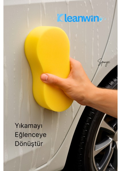 Sponge 1 Adet Yumuşak Oto Yıkama Süngeri Araç Temizleme ve Köpükleme Süngeri