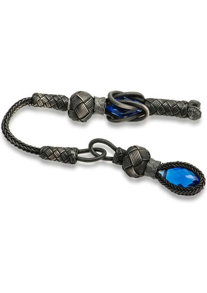 1000 Ayar Gümüş Zirkon Taşlı Kazaz Püsküllü (BC-16C56B)