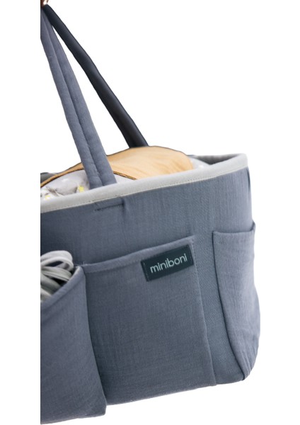 Çok Gözlü Fonksiyonel Müslin Anne Organizer Bebek Bakım Çantası fiyatları