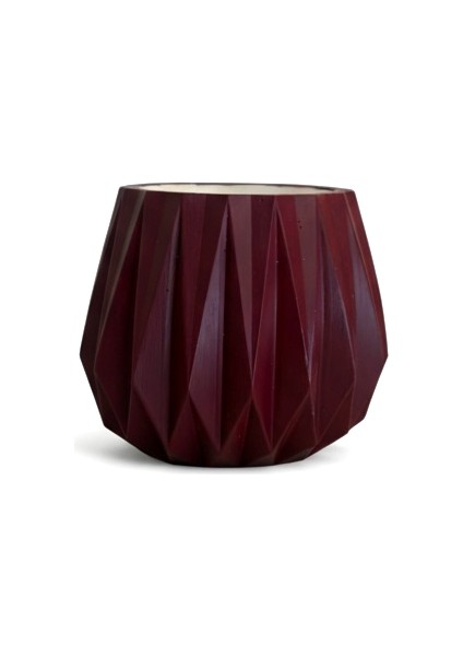 Kristal Formlu Bordo Mini Vazo modelleri