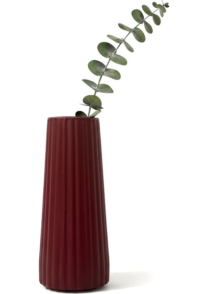 Büyük Boy Dekoratif Vazo Bordo modelleri