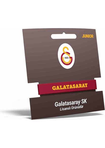 Lisanslı Bileklik Unisex Sarı Kırmızı Renkli Silikon Malzeme ile Tasarlandı modelleri