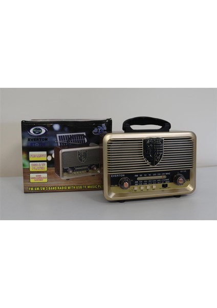 Everton RT-720 Bluetooth-Usb-Sd-Fm Nostaljik Radyo
