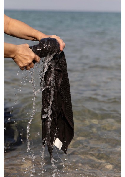 Anika Waffle Banyo Havlusu Antrasit 100x150 fiyatları