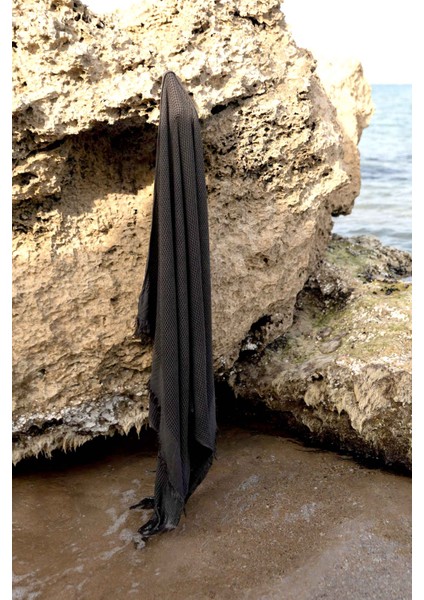 Anika Waffle Banyo Havlusu Antrasit 100x150 modelleri