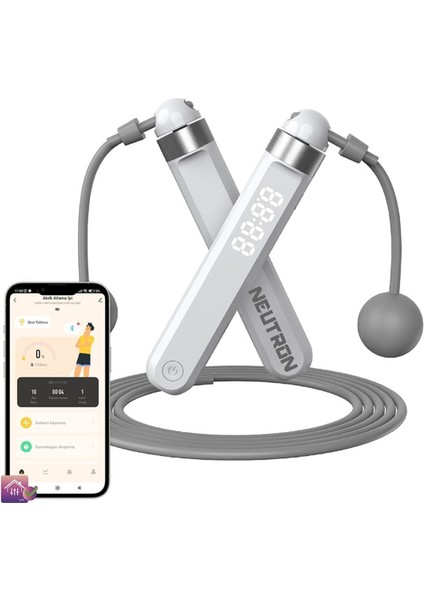 Ayarlanabilir Akıllı Bluetooth Atlama Ipi - App ile Kontrol