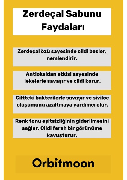 Özel Üretim Doğal El Yüz Saç Vücut Güzel Koku Leke Karşıtı Orijinal Zerdeçal Ekstraktı Sabun 10 Adet fiyatları