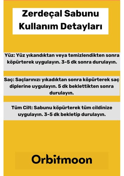 Özel Üretim Doğal El Yüz Saç Vücut Güzel Koku Leke Karşıtı Orijinal Zerdeçal Ekstraktı Sabun 10 Adet modelleri