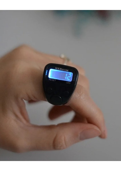 Mini Işıklı Zikirmatik Siyah