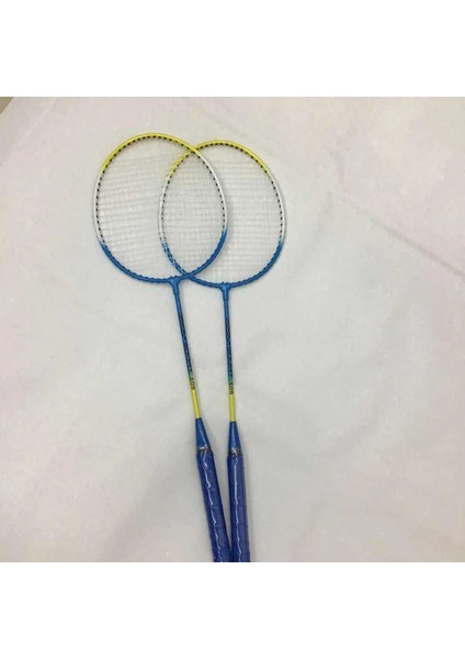 2 Adet Badminton Raketi ve Çantası + Badminton Topu Deluxe Yüksek Kalite Set Kırmızı Ve Mavi Renk fiyatları