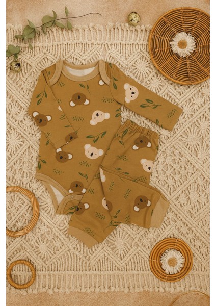 Bebek Uzun Kollu Alt Üst Takım Koala Desenli indirimleri