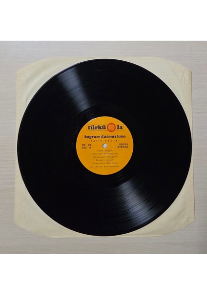 Bayram Durmaztuna - Talih Kapısı - Dönem Baskı Plak - Longplay - Lp modelleri