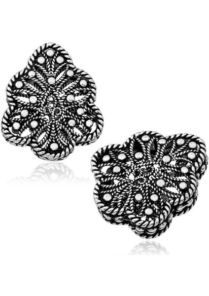 925 Ayar Gümüş Işlemeli Tesbih Imamesi (BC-58EF95)