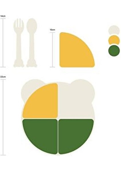 Leon Life Yogi Bebek Ek Gıda Başlangıç Mama Tabak Seti fiyatları