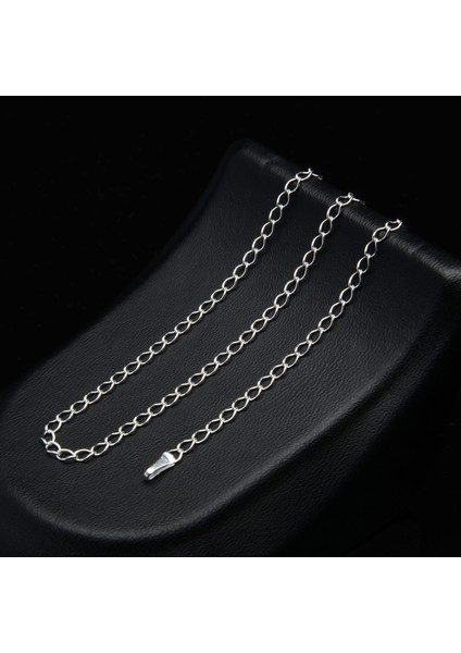 50 Mikron Tek Bakla Rambo Gümüş Zincir