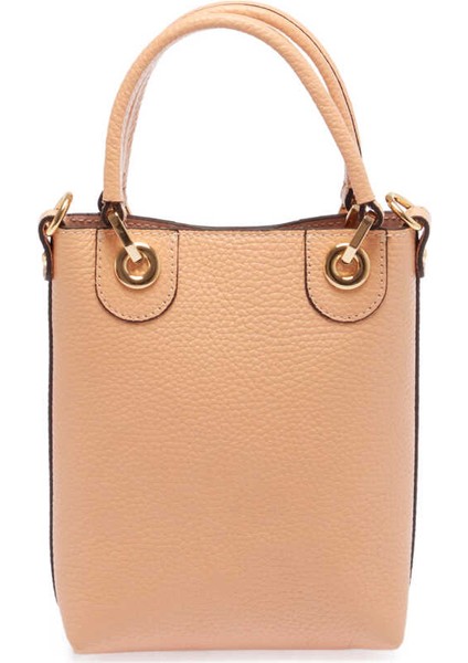 Nude Hakiki Deri Kadın Çapraz Askılı Çanta - S23K1BC80095-T6A