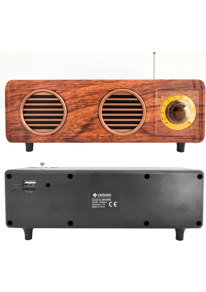 Radyo Nostalji Şarjlı Bt/usb/sd/fm Cameron CM-1923BT