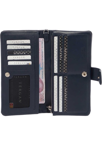 Lacivert Hakiki Deri Erkek El Çantası - S1PC00001621-M80