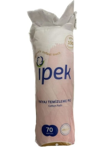 Ipek Cotton Makyaj Temizleme Pedi 70 Adet - 1 Paket indirimleri