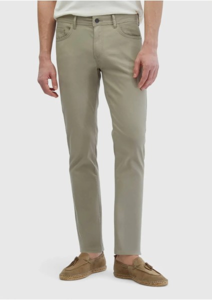 Vizon Düz Dokuma Slim Fit Casual Pamuk Karışımlı Pantolon fiyatları