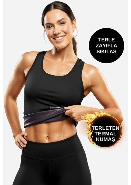 Kadın Erkek Göbek Bel Göğüs Inceltici Sekillendirici Sıkilaştırıcı Dik Duruş Termal Sauna Atlet Korse