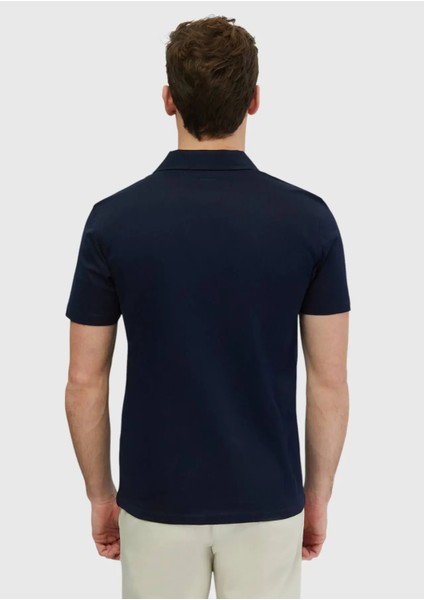 Lacivert Jakarlı Polo Yaka %100 Pamuk T-Shirt fiyatları