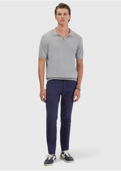 Açık Gri Polo Yaka Düz Örgü Triko fiyatları