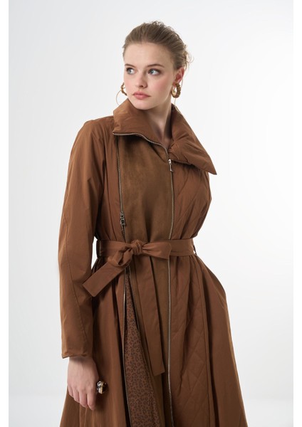 Fermuar Detaylı Pardesü fırsatları