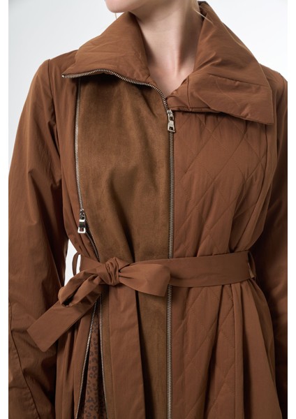 Fermuar Detaylı Pardesü indirimleri