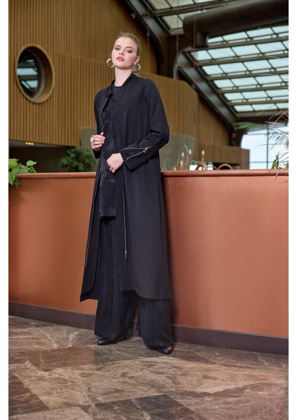 Nervür Detaylı Pardesü fiyatları