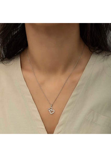 925 Ayar Gümüş Kalp Bayan Gümüş Kolye (BC-47832E) fiyatları