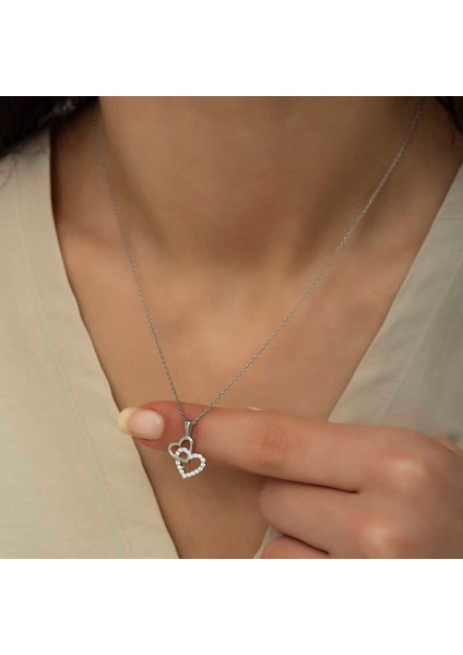925 Ayar Gümüş Kalp Bayan Gümüş Kolye (BC-47832E) indirimleri
