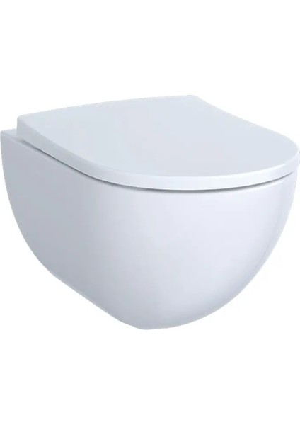 Geberit Acanto Rimfree Asma Klozet ve Kapak Takımı, Beyaz