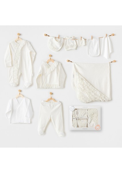 Kız Bebek Hastane Çıkışı 10 Parça Newborn AC25591