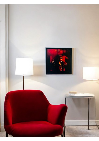 Dekoratif Soyut Tablo 40 x 40 cm CAN205 - Ev - Otel - Ofis - Hastahane - Kafe - Restoran Dekorasyonu