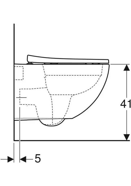 Geberit Acanto Rimfree Asma Klozet ve Kapak Takımı, Beyaz fırsatları