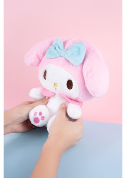 Sanrio Lisanslı Oturan Peluş Oyuncak (26 Cm) - My Melody modelleri
