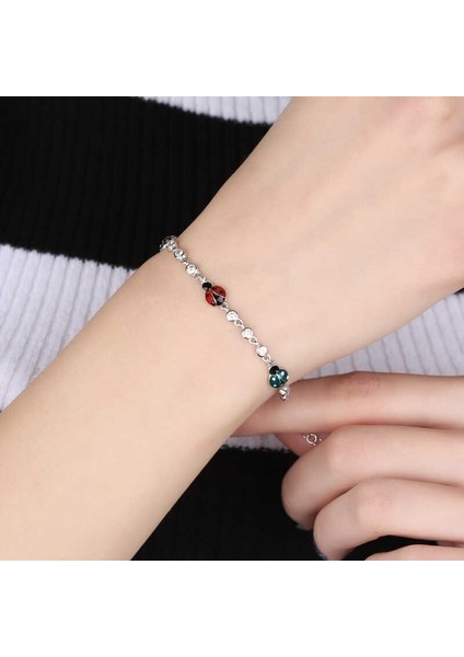 925 Ayar Gümüş Uğur Böceği Bileklik (BC-BB0648) fiyatları