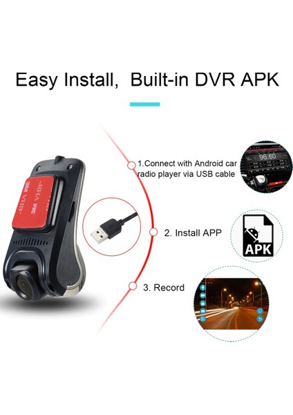 Android Teypler Için Yol Kayıt Kamerası , Araç Yol Kayıt Kamerası , Android Multimedya Araç Kayıt Kamerası modelleri