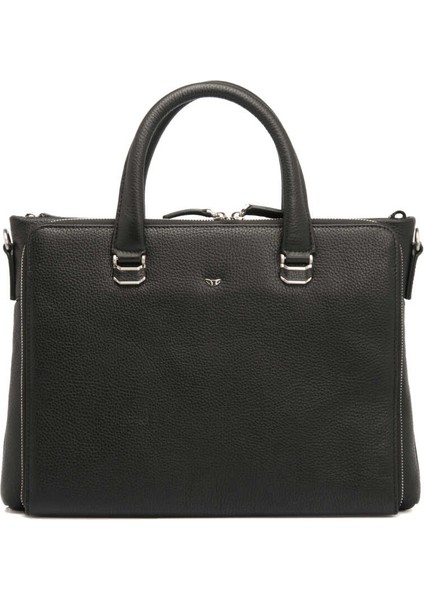 Siyah Hakiki Deri Erkek Evrak Çantası - S1EV00021404-A41 fiyatları