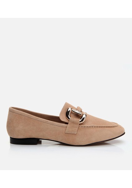 Kadın Deri Vizon Loafer